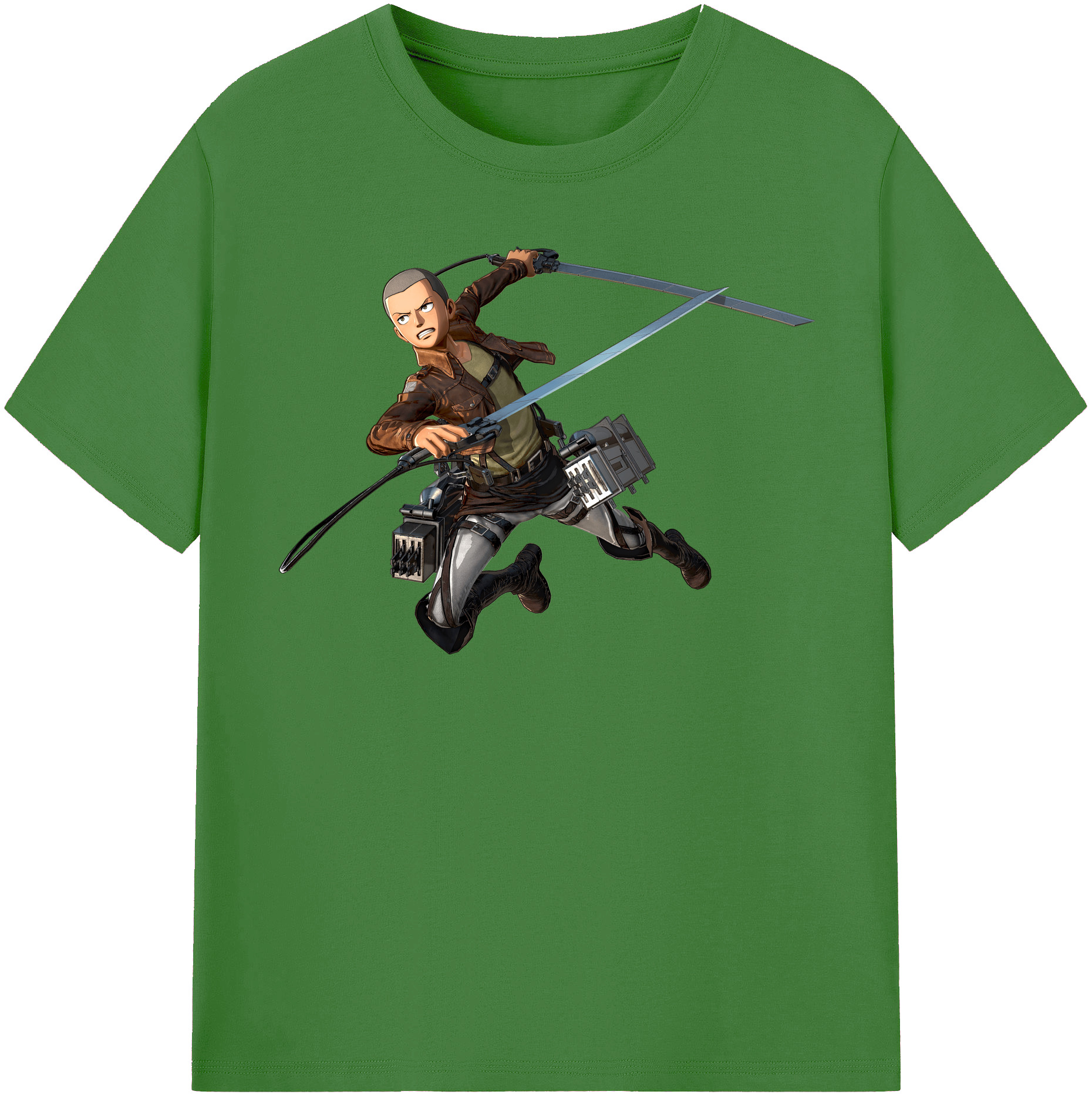 （画像用） 進撃の巨人 コニー·スプリンガー Attack on Titan Connie Springer レディースカジュアルプリントTシャツ（綿100％）